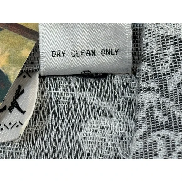 Women's Silvery Floral Brocade Blazer Jacket Size XL Elegant Holiday Corporate - Picture 6 of 12